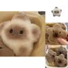Cute Fluffy Keychain Bag Charm With Adorable Capybara And Fuzzy Fur 7cm Size