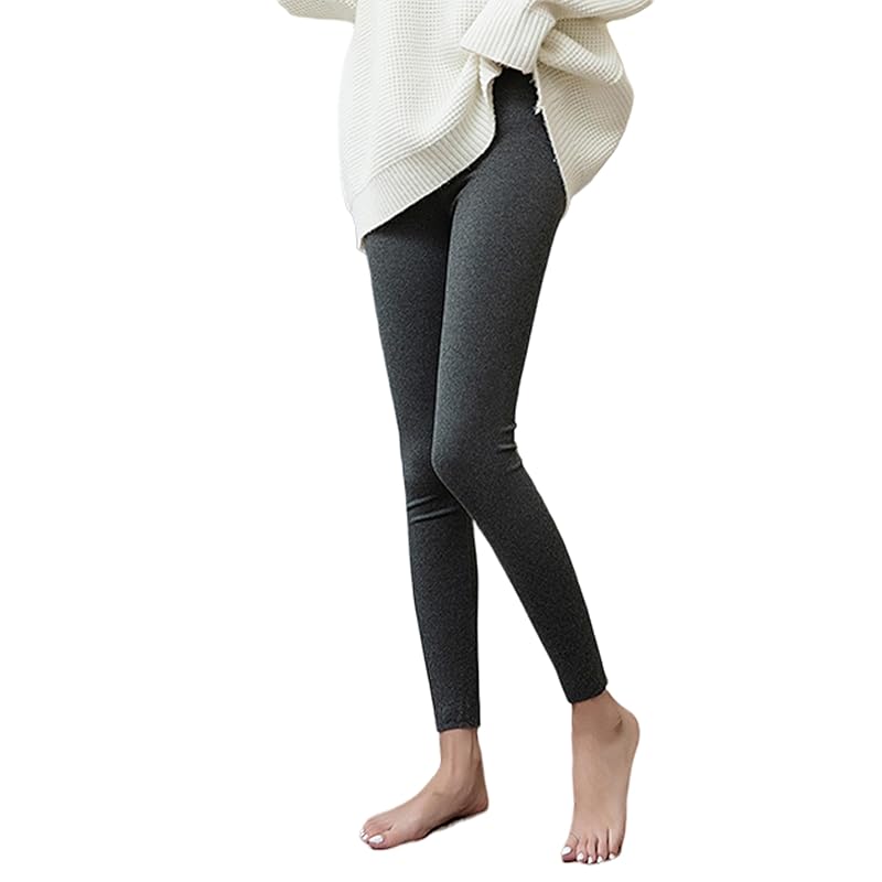 

[RAKUKOU] ladies leggings Was it warm inner Enough length tights Beautiful legs Room wear room wear Heat retention elastic waist yoga pants soft feel