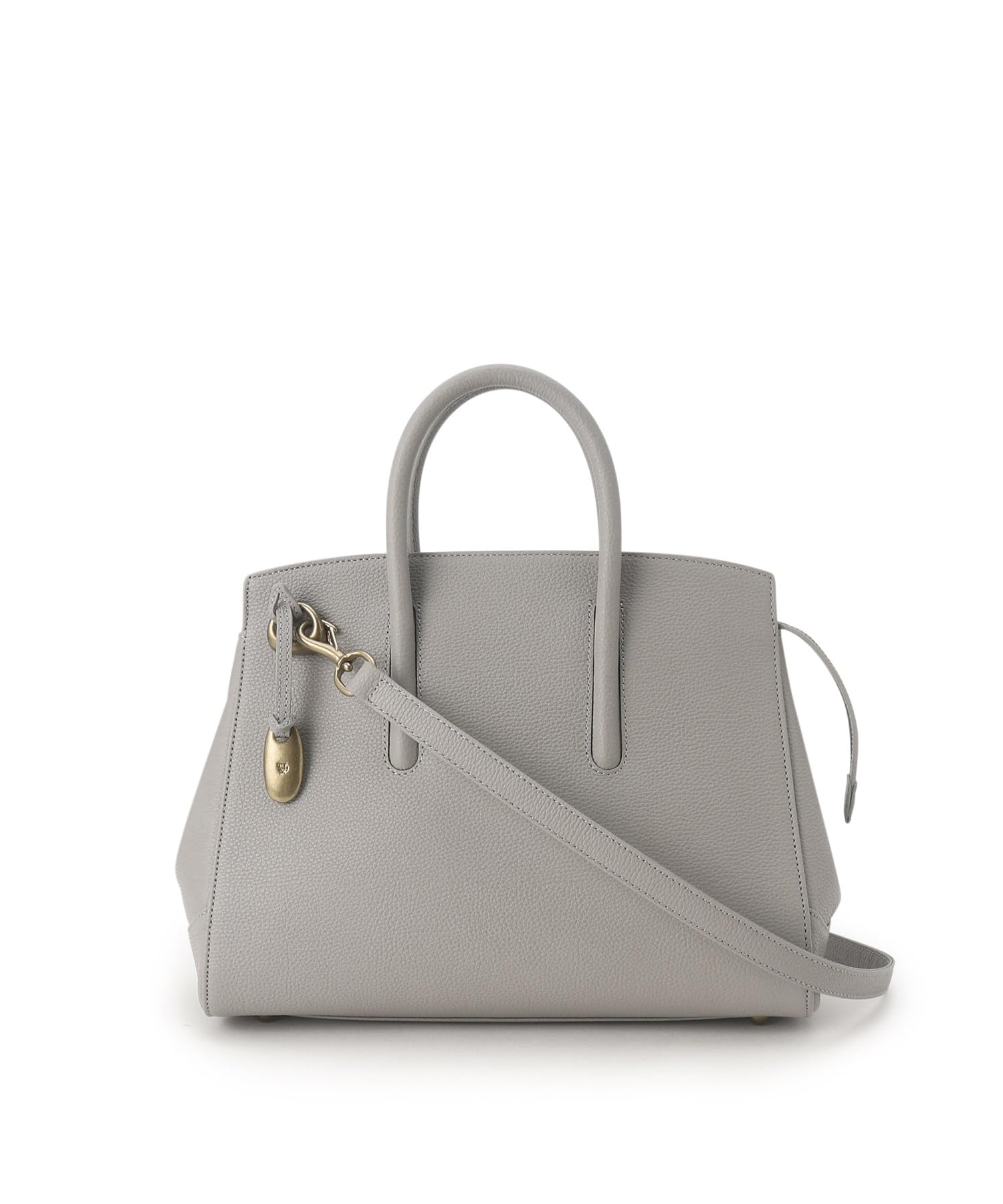 

Toff & Loadstone Jolie Light Shrink (M) Handbag with Shoulder Strap, Embossed Cowhide Leather, One Size, Ash and Light Gray