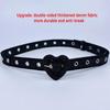 Slim Fit Denim Waist Belt Heart Shape Buckle Fashion Denim Belt  For Women  Girls