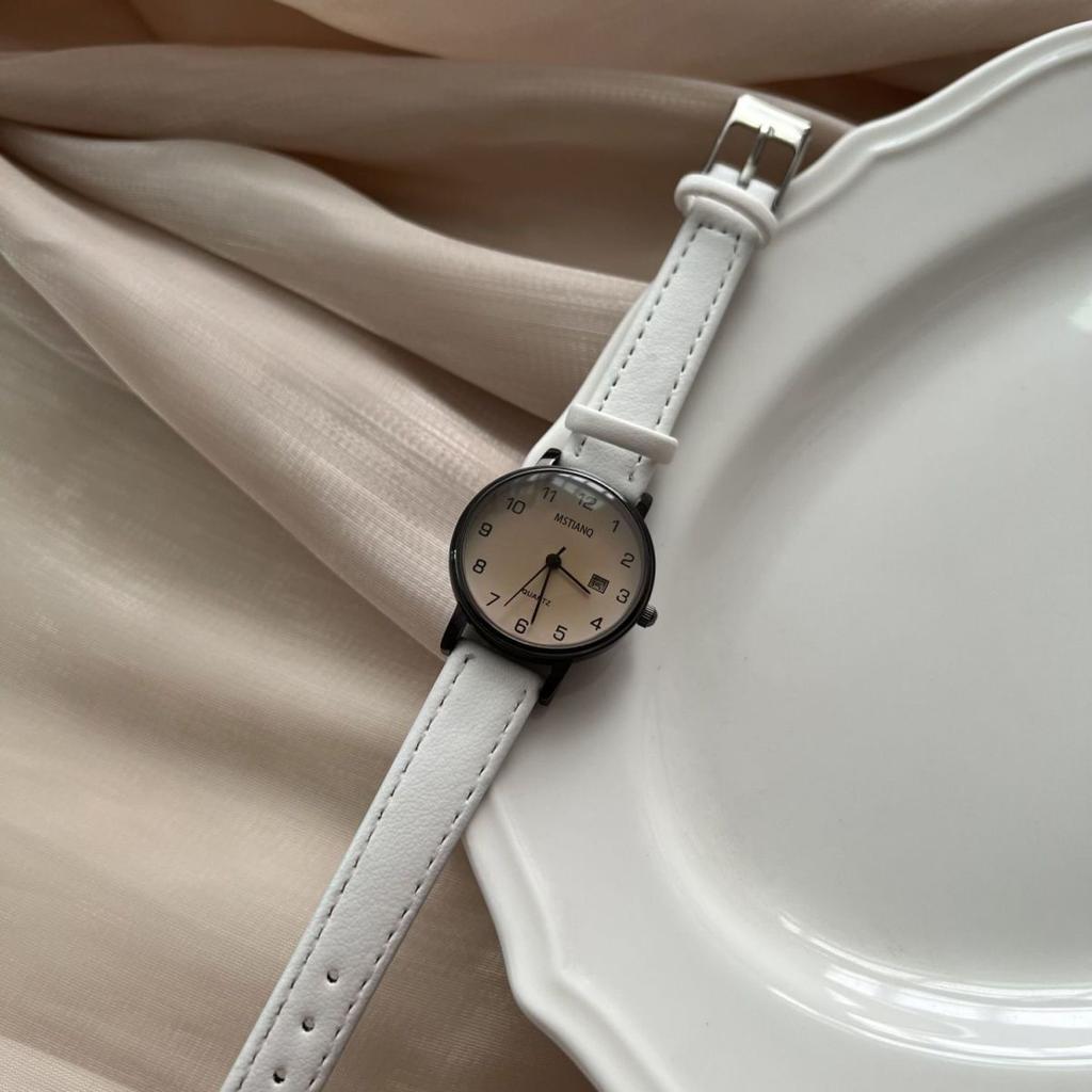 Retro Digital Calendar Watch Female Minimalist Mori Junior High School Primary School Student Civil Servant Examination Belt Female Watch