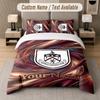 Burnley Football Design Bedding Set Custom Text 1 Duvet Cover & 2 Pillow Cases