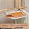 Short Neck Non-Slip Plastic Hanger - Space-Saving, No-Mark, Anti-Shoulder Design, Short Style Drying Rack.