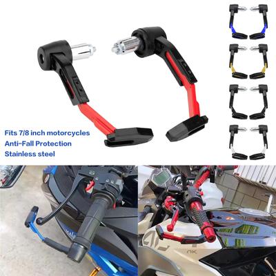 Protège-mains universel pour moto, longueur réglable, en alliage, 22 mm, protection de guidon, levier de frein pour scooter, VTT, VTT
