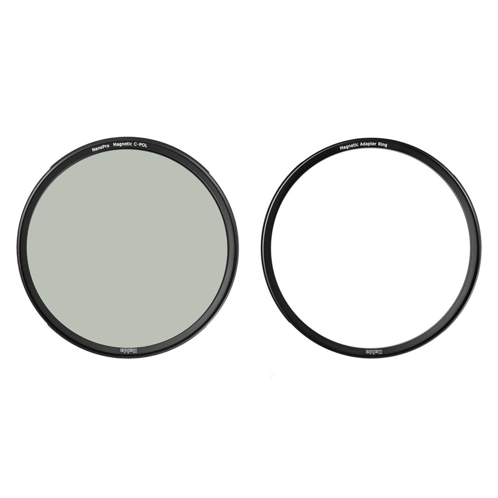Haida Magnetischer PL Magnetischer Polarisationsfilter mit Adapterring, 77mm, Filter, CPL, Ultra-Dünn,
