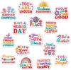 English Word Patch Sticker Positive Energy Embroidery Cloth Sticker Self-Love Up Chapter Boy Clothes Decoration Embroidery Label Clothing