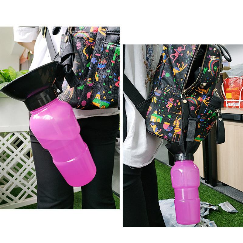 Pet Dog Drinker Portable Outdoor Pet Water Kettle Squeeze Cup Cat Golden Retriever Pet Supplies