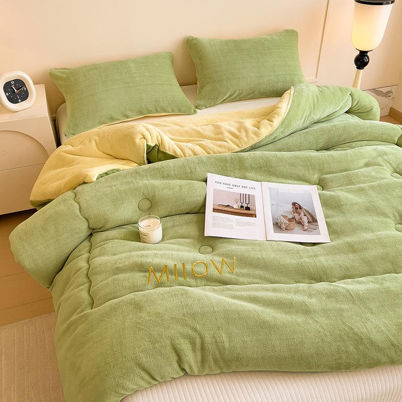 Oboustranná sametově hřejivá zimní přikrývka