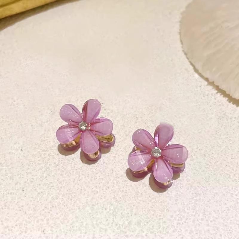 Princess Mini Claw Hair Clips for Women - Summer Side Bang Accessory