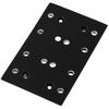 Sanding Pad Polishing Disc 12 Holes Aluminum Plate + PU Foam