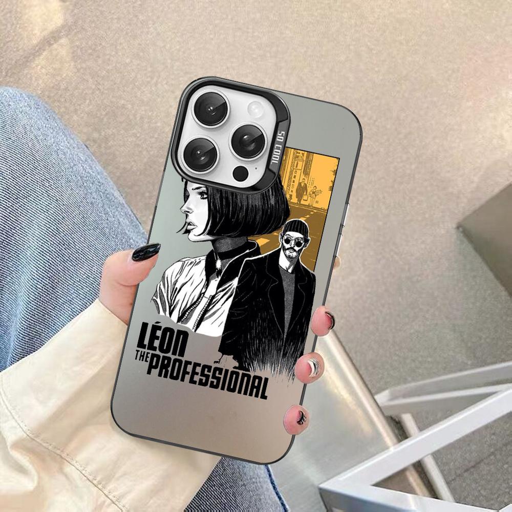 Movie Killer Leon Phone Case For IPhone 16 15 14 13 12 11 Pro Max X XR XSMAX 8 7 Plus Matte Shockproof Back Cover