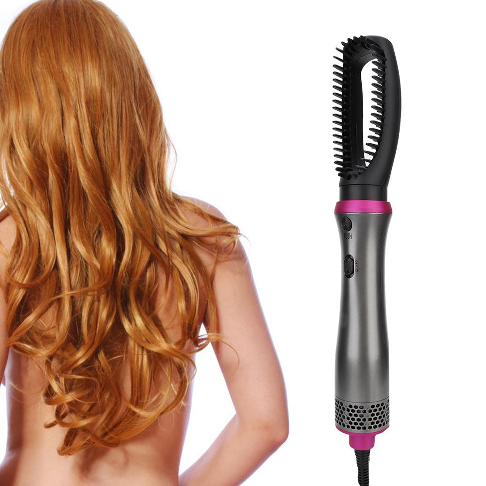 Multi functional Hot Air Comb Straightening Curling Hair Dryer Styling Tool