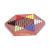 Wooden Chinese Checkers with 60 Marbles Strategy Game for Family Kids Adults XL