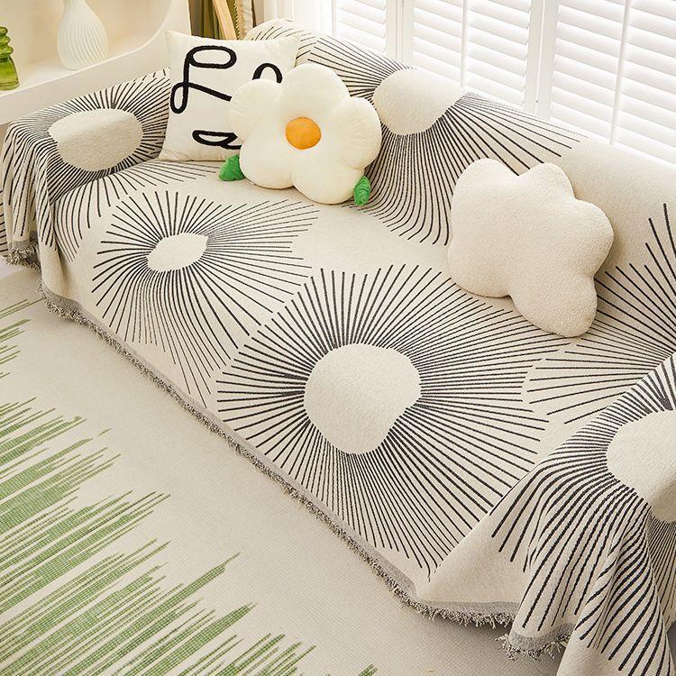 Chenille Sofa Cover Fabric Line Sofa Cushion Integrated Anti-cat Scratch Sofa Cover Full Cover Sofa Towel