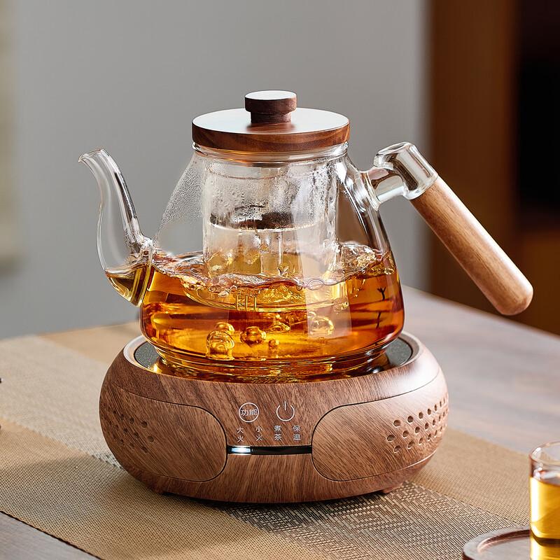 Yihucha 2025 Thickened Glass Electric Tea Maker Kettle Set