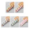 7.5cm Curved Nail Holder Display Stands With Popular Patterns Like Snowflake and Waves for Gradient Nail Art Practice