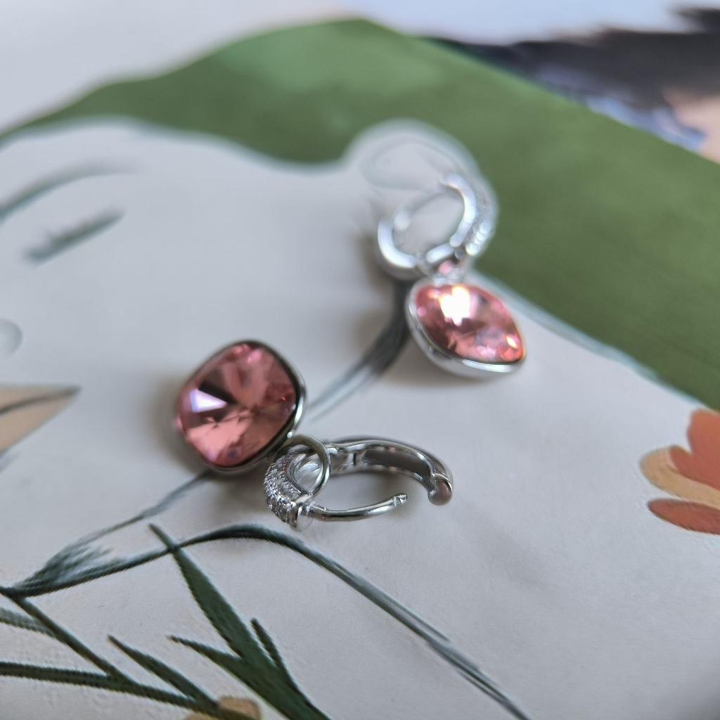 Серебряные серьги с фианитами (60002276)