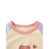 27home Children's Clothing Spring and Autumn Babies' Long Sleeve T-shirt Girl Bear Raglan Sleeve Clothes Baby Cotton Base Shirt