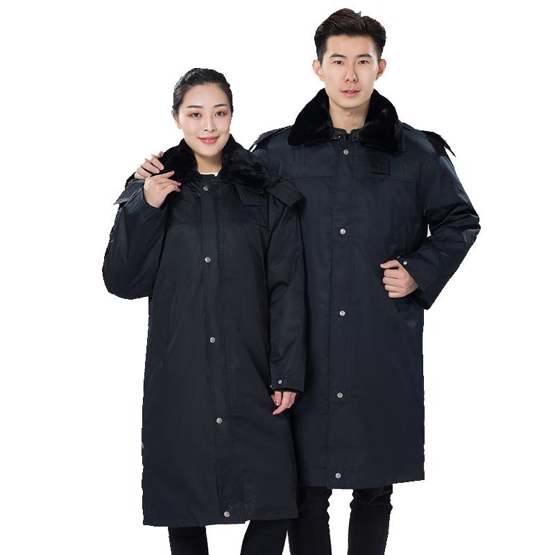 Zheye Thickened Reflective Winter Security Guard Coat