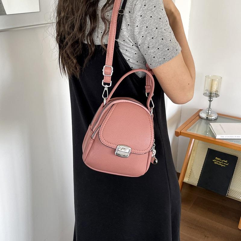 Mother Bag Mobile Phone Bag Large Capacity Multi-layer PU Shoulder Messenger Bag