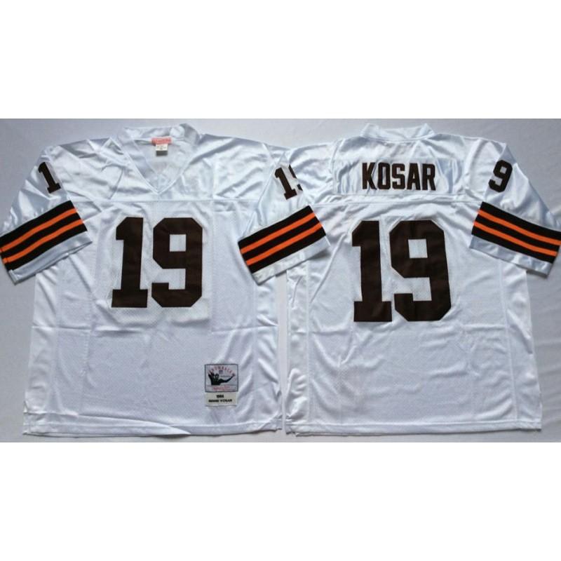 Cleveland Browns NFL Retro Jersey 32 Hall Of Fame Throwback Football Uniform Men