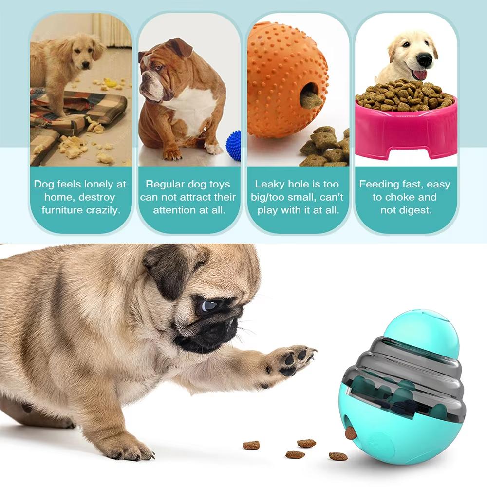 Dog Toy For Small Medium Large Dogs Cats Slow Feeder Pet Improve IQ Indoor Training Not Pouring Chihuahua Beagle Pet Supplies