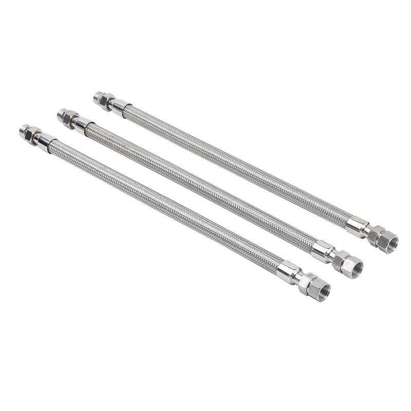 Universal High-Pressure Stainless Steel Braided Faucet Hose for Hot and Cold Water (4-Point) Various specifications