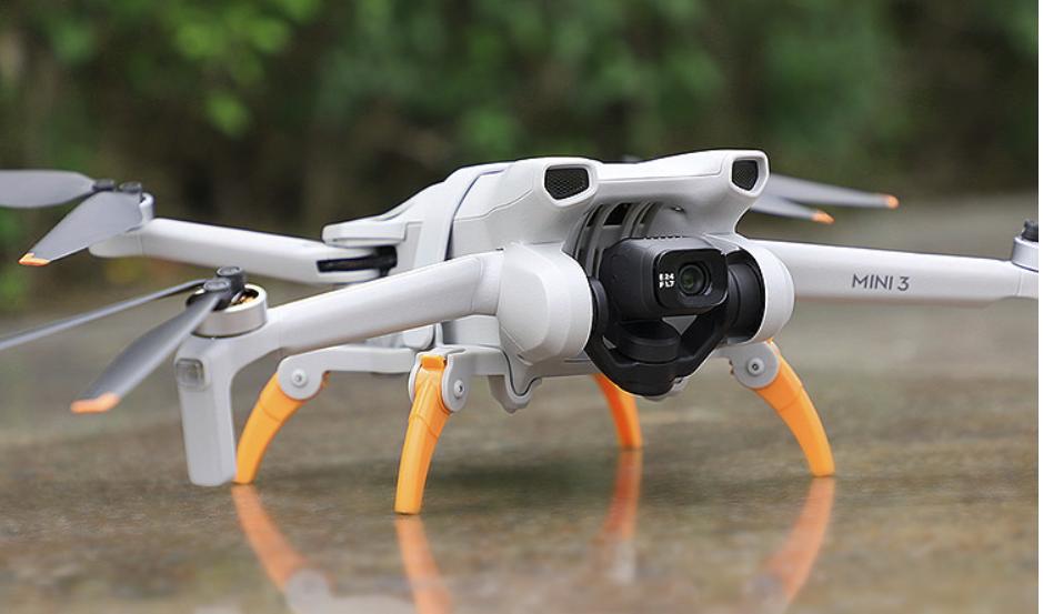 DJI Mini 3 Foldable Landing Leg Sled - Orange