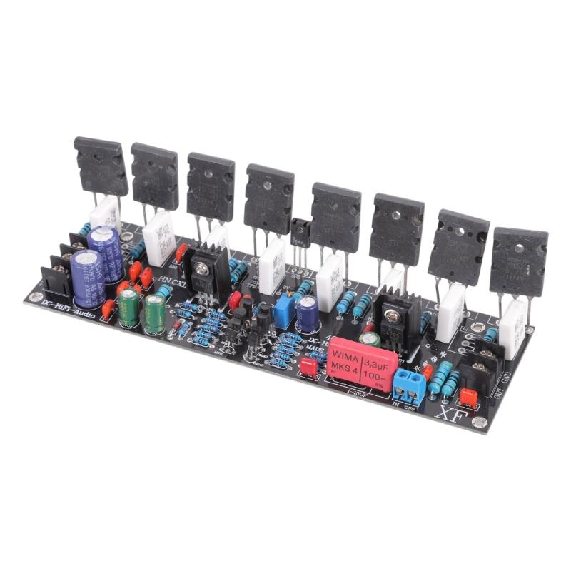 Large Power Mono 400W Sound Amplifier with A1943 C5200 Transistors Simple Installs for Professional Sound Systems