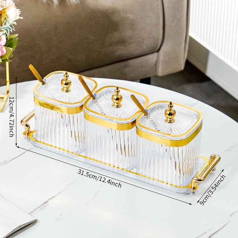 Spice Storage Box Home Kitchen High-end Peppercorn Condiment Seasoning Jar Food Grade Dry Material Sealing Jar Set