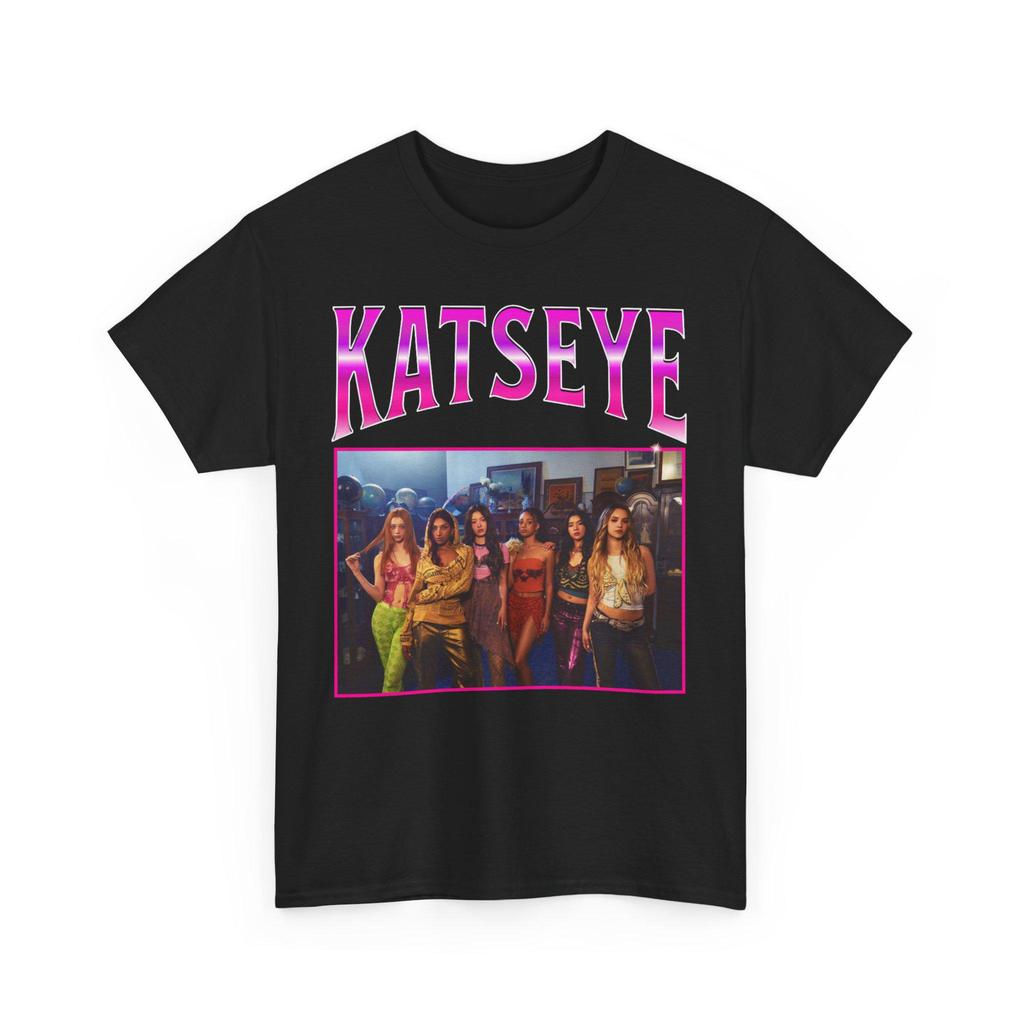 Katseye Group Photo Black T-shirt