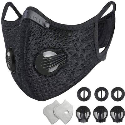 Maelove Dust With 2 Filters 3 Exhaust Valves Half Face Reusable Dustproof Respirator