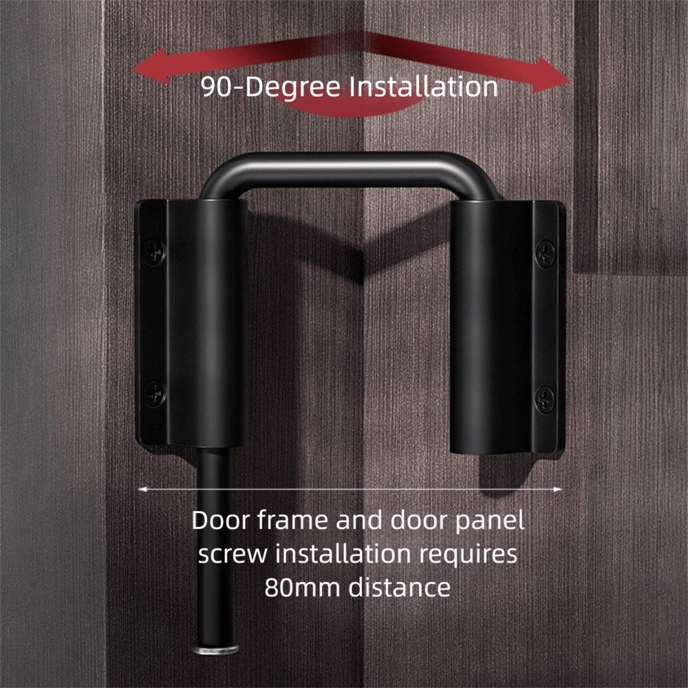 Safety Aluminum Alloy Door Latch Lock 90/180 Degree Anti-Theft Gate Latch Non Perforated Anti Child Door Bolts Drawer