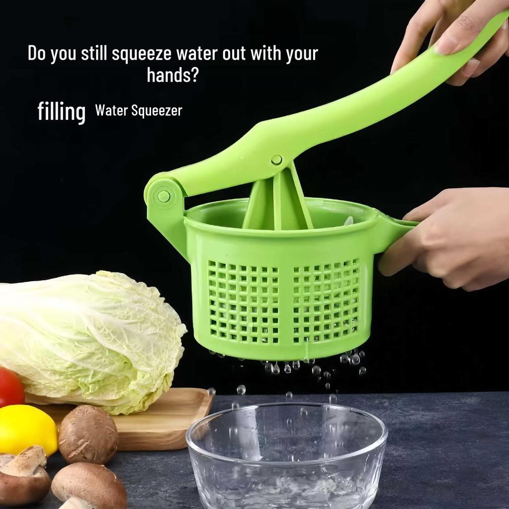 High Efficiency Manual Vegetable Water Squeezer & Dehydrator for Juices and Dumpling Fillings
