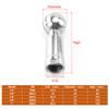 Sanitary 304 Stainless Steel Rotary Spray Ball 1/4"-1" for Tank Cleaning Systems