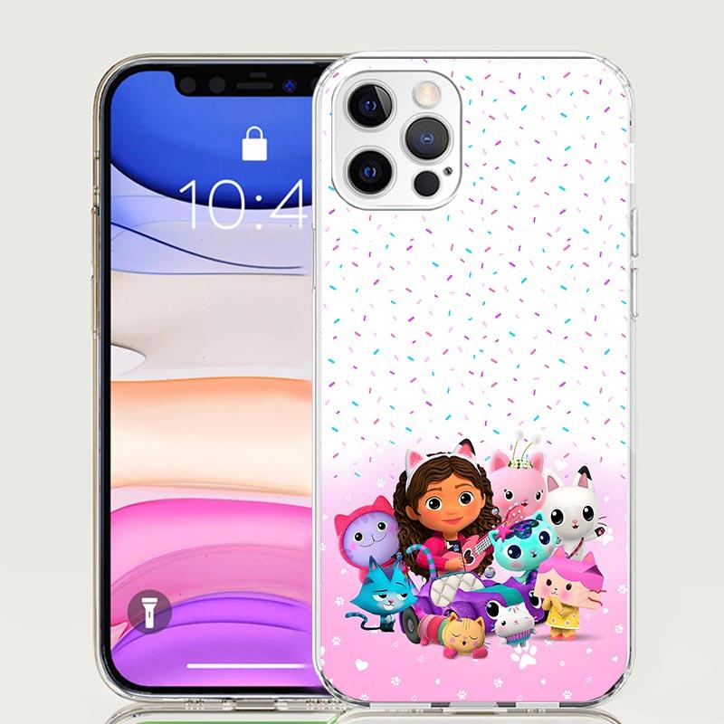 

Cartoon Gabbys Dollhouse Phone Case For iPhone 17 Air 16 15 Plus 11 14 Pro Max 13 Mini 12 7 8 + SE Pattern Art Customized Cover iPhone 17