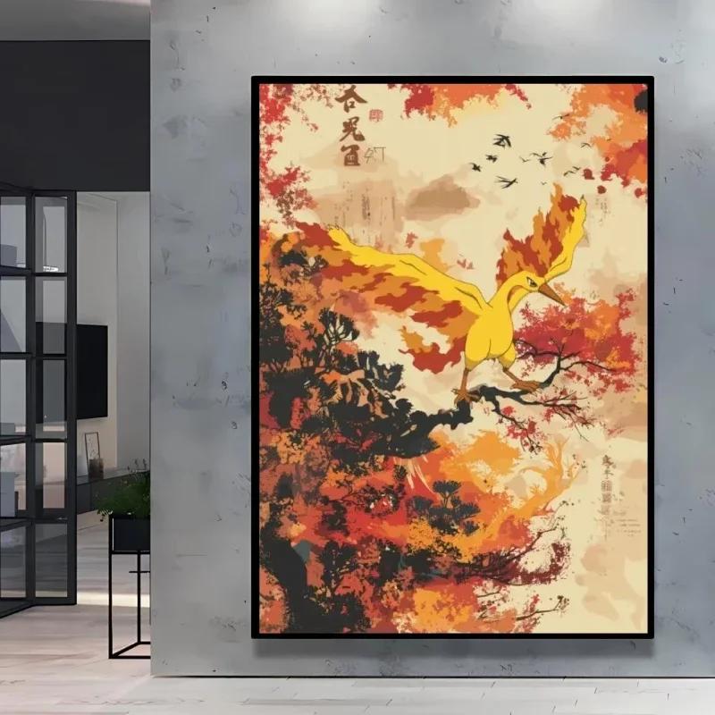 Classic Anime Pokemon Squirtle Latios Poster Hd Canvas Prints Cartoon Character Home Living Room Wall Decorative Holiday Gift