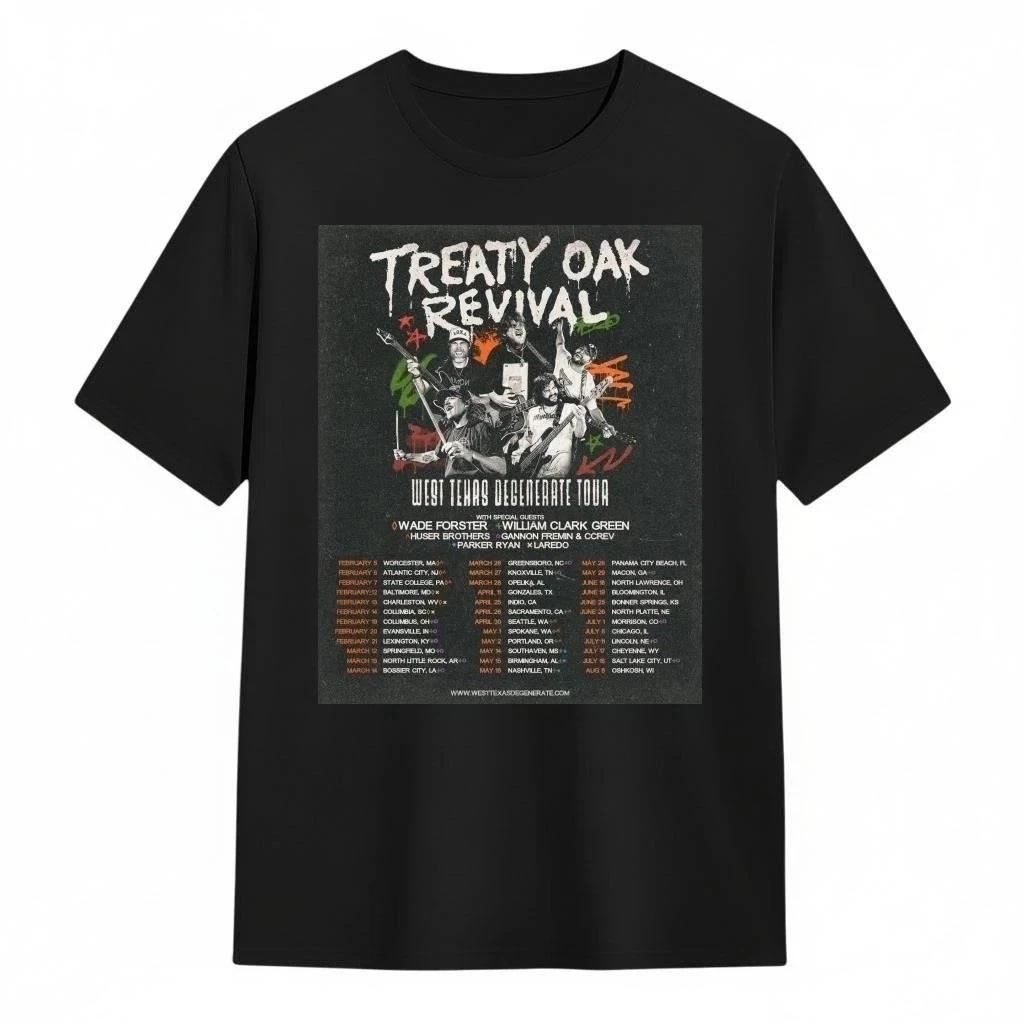 

Treaty Oak Revival West Texas Degenerate 2026 Tour T-Shirt S