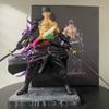 24cm One Piece Enma Zoro PVC Figure Three Sword Samurai Roronoa Zoro Figure Battle Form Statue Desktop Ornament Anime Toy Gifts