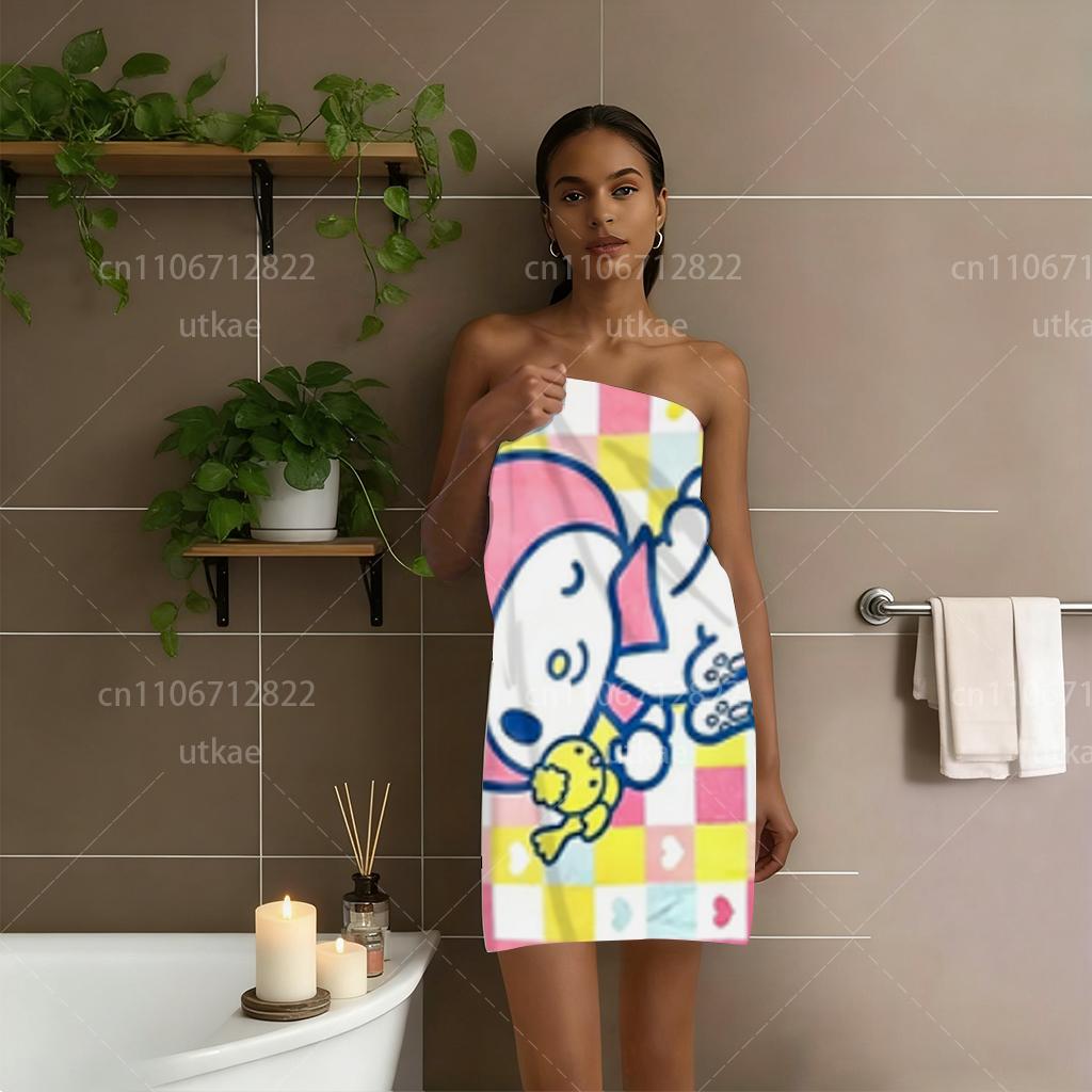 My Melody Microfiber Beach Towel Absorbent Quick Dry Ultra Soft Bath Towel for Beach Swim Bath Kids Adults