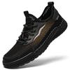 Outdoor Mesh Men Sneakers Slip On Breathable Summer Casual Shoes Lightweight Camping Hiking Mountain Climbing Sneaker Mens Top