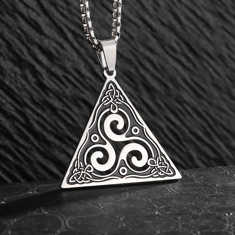 Island Severský Vegvisir Helma Runový Kruh Hrůzy Nerezová Ocel Přívěsek Kožená Šňůrka Řetízek Amulet Pánské Šperky