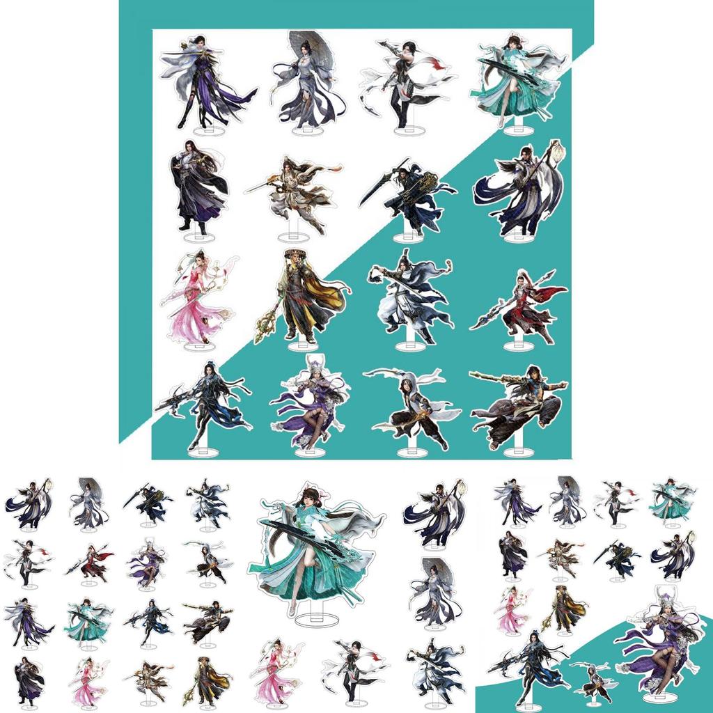 Charming Online Game Swordsman Love Character Acrylic Display For Collectors