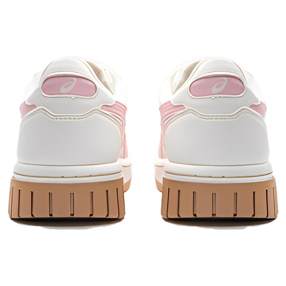 Asics Court MZ Slip Resistant Cushioning Wear Resistant Low Top Kids' Skateboarding Shoes White Pink Teenagers