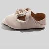 Retro Lace Closed Toe Half Slippers Outdoor Flat Shoes Slip-on Women's Shoes