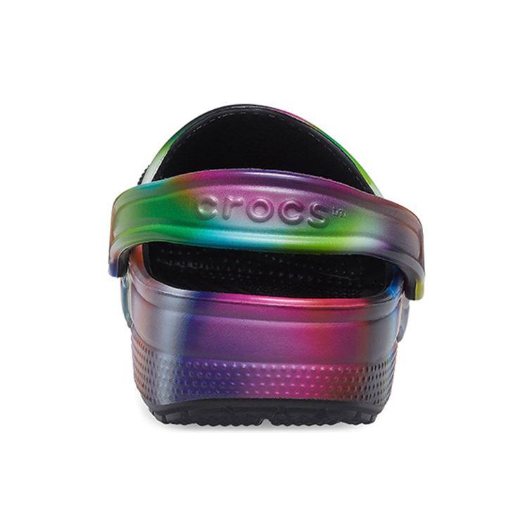 Crocs Classic Clog Casual Comfortable Hole Sandals Unisex Footwear Black Multicolor 207556-0C4