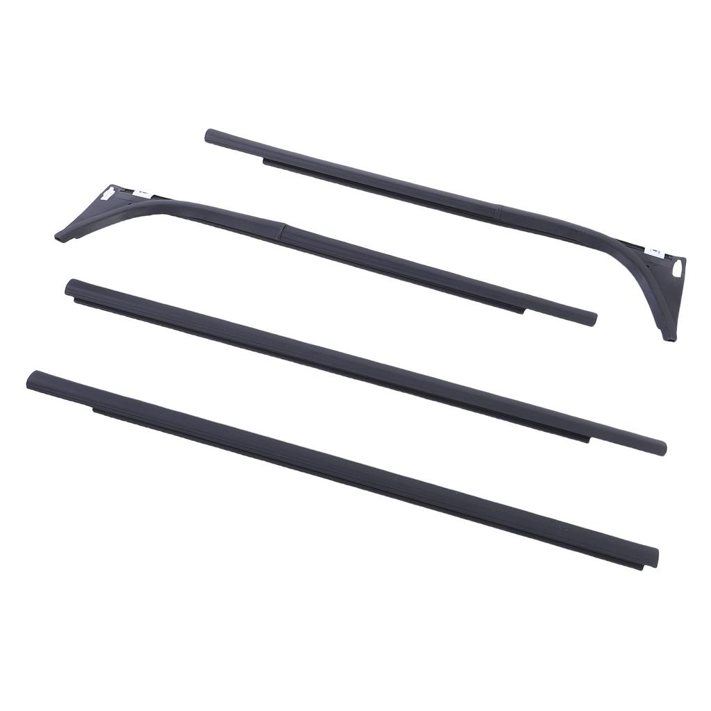 4Pcs Car Window Seal Strip Set Replacement for Mazda BT50 4 Doors 2012-2019 1D00-50-640 Rubber Weather Proof Supplies
