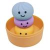 3cm Mini-Knödel Squishy Set of 3, Stressabbau Spielzeug Weich zum Drücken, Lustiges Fidget Spielzeug für Kinder, Verschiedene Farben, In Geschenkbox