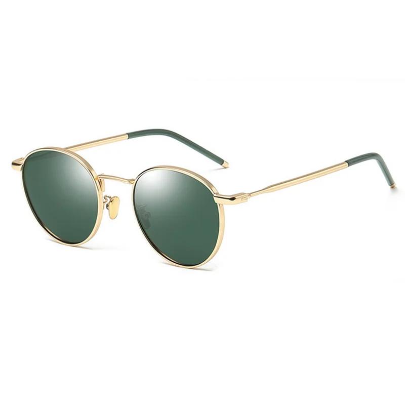 Metal Round Sun Glasses Women Polycarbonate Lens Driving Nearsighted Sunglasses Prescription 0 -0.5 -0.75 -1.0 To -5.0