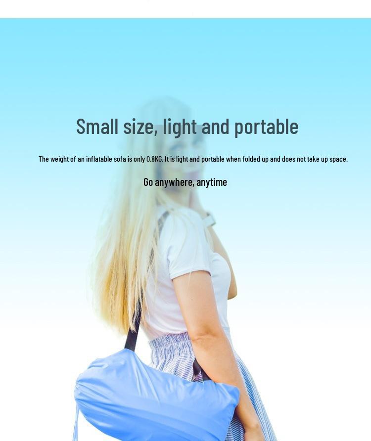 Portable Inflatable Air Sofa Recliner for Camping & Music Festivals